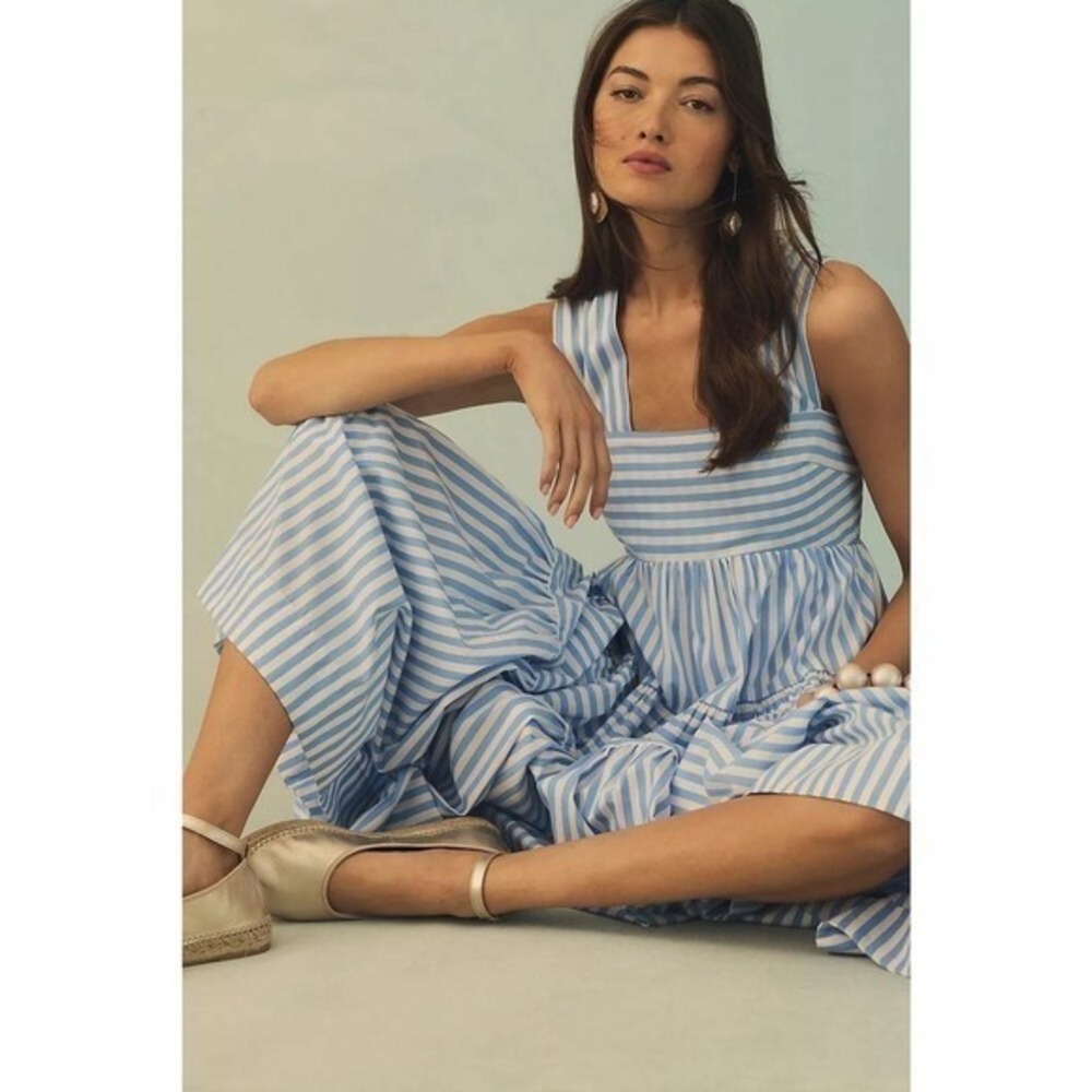 Anthropologie The Helena Square-Neck Babydoll Dress - Picture 4 of 10